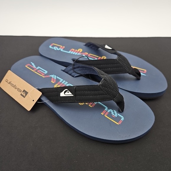 Quiksilver Foundation Men's Size 13 Sandals Flip Flops New - Picture 1 of 8